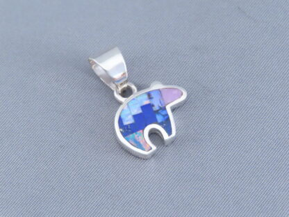 Little Inlay Bear Pendant