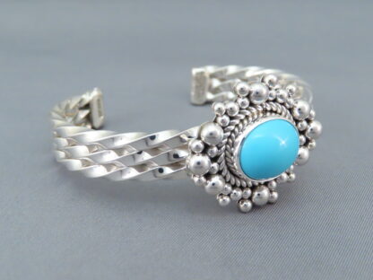 Artie Yellowhorse Sleeping Beauty Turquoise Bracelet