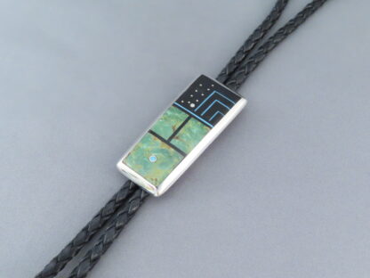 Inlay Bolo Tie by Jimmy Poyer