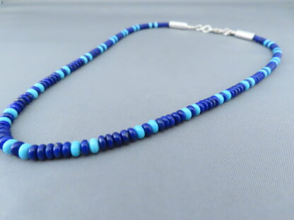 Lapis & Turquoise Necklace by Desiree Yellowhorse