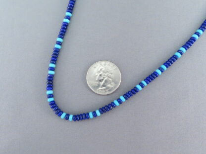 Lapis & Turquoise Necklace by Desiree Yellowhorse