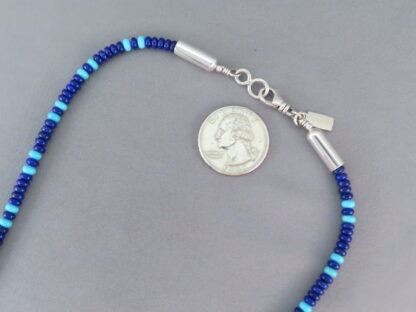 Lapis & Turquoise Necklace by Desiree Yellowhorse