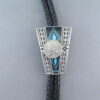 Black Jade & Turquoise Inlay Bolo Tie – FINE INLAY