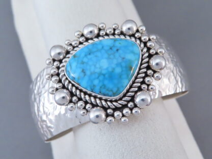 Kingman Turquoise Cuff Bracelet by Artie Yellowhorse