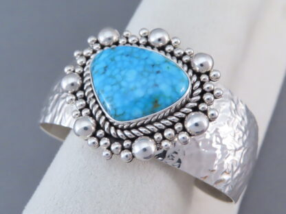 Kingman Turquoise Cuff Bracelet by Artie Yellowhorse