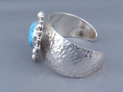 Kingman Turquoise Cuff Bracelet by Artie Yellowhorse