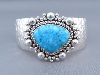 Kingman Turquoise Cuff Bracelet by Artie Yellowhorse