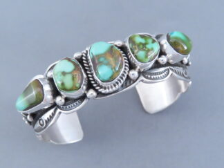 Royston Turquoise Bracelet by Happy Piasso (5 stones)
