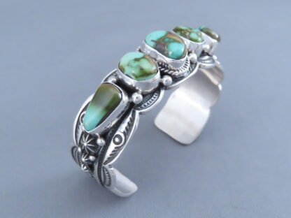 Royston Turquoise Bracelet by Happy Piasso (5 stones)