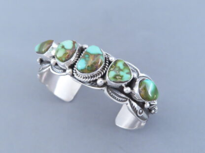 Royston Turquoise Bracelet by Happy Piasso (5 stones)