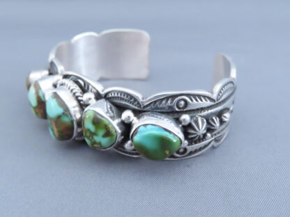 Royston Turquoise Bracelet by Happy Piasso (5 stones)