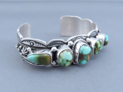 Royston Turquoise Bracelet by Happy Piasso (5 stones)