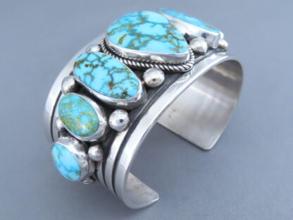 Kingman Turquoise Cuff Bracelet by Albert Jake