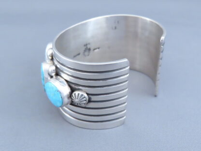 Kingman Turquoise Cuff Bracelet by Albert Jake