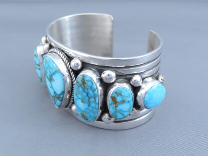 Kingman Turquoise Cuff Bracelet by Albert Jake