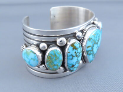 Kingman Turquoise Cuff Bracelet by Albert Jake