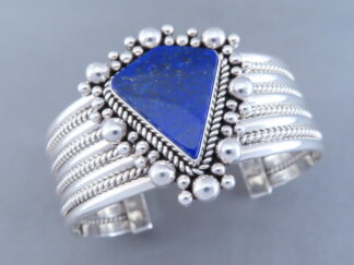 Lapis Cuff Bracelet by Artie Yellowhorse