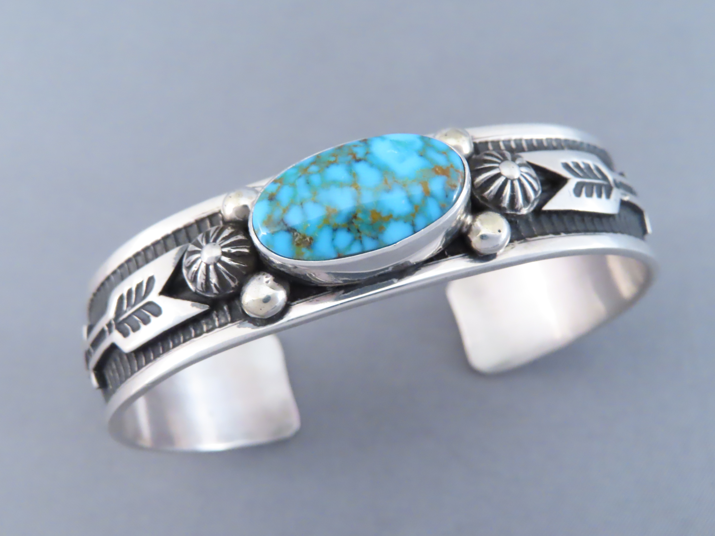 Narrower Kingman Turquoise Bracelet