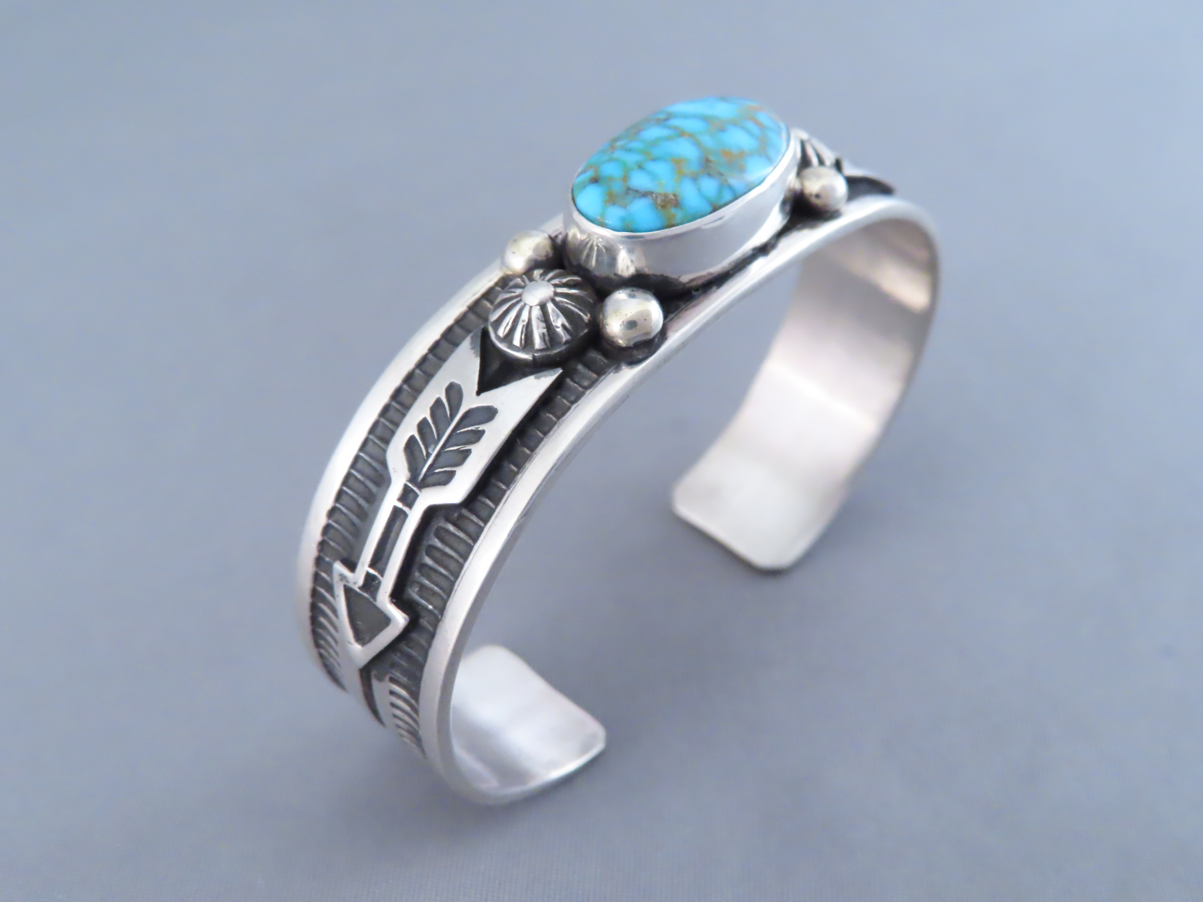 Narrower Kingman Turquoise Bracelet