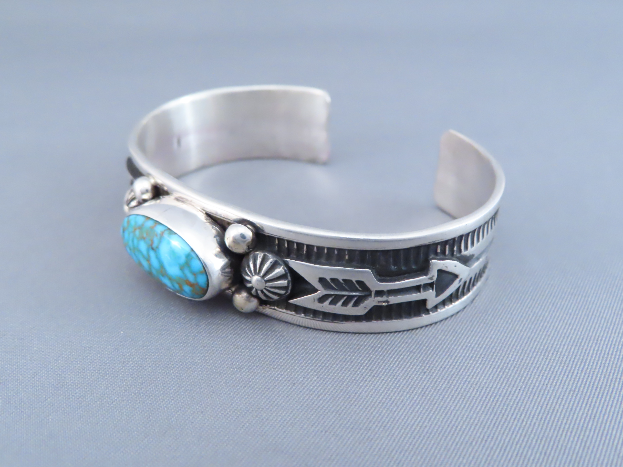 Narrower Kingman Turquoise Bracelet