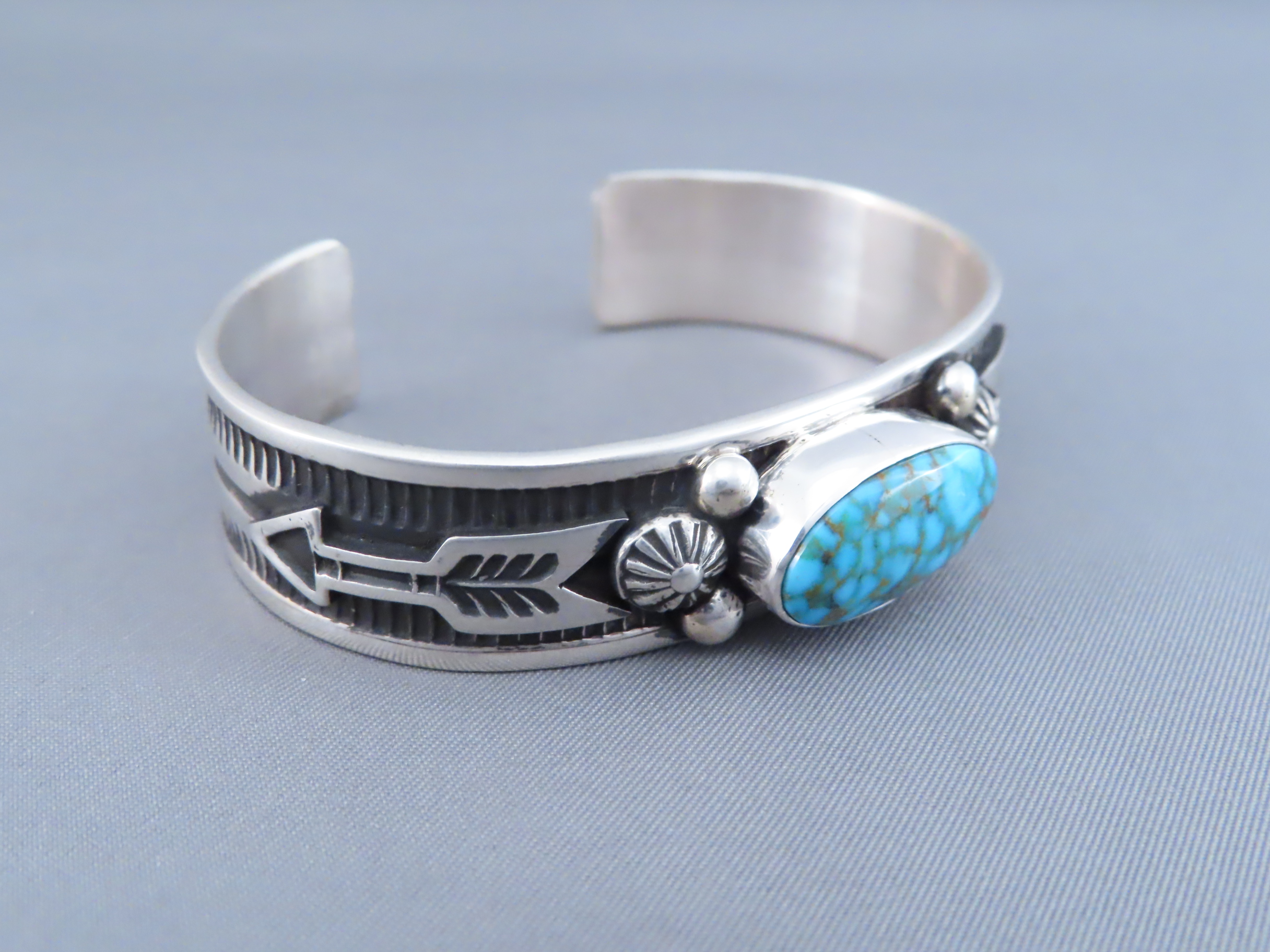 Narrower Kingman Turquoise Bracelet