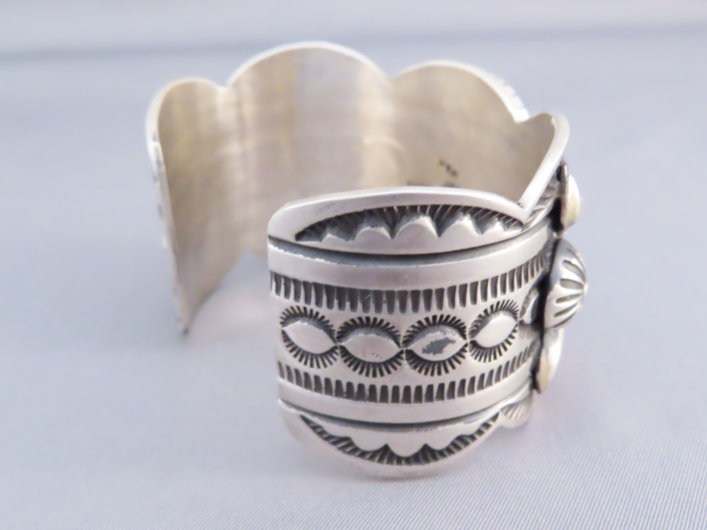 Wider Kingman Turquoise Bracelet by Albert Jake