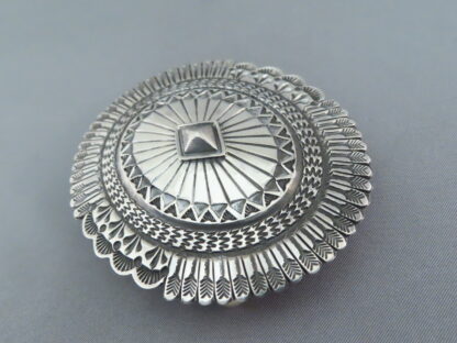 Sterling Silver Navajo Belt Buckle by Sunshine Reeves