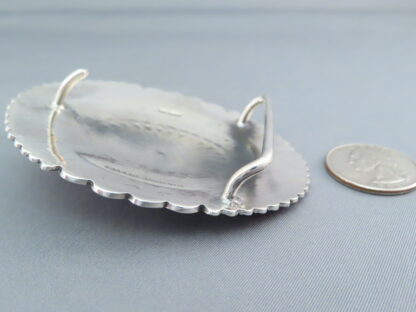 Sterling Silver Navajo Belt Buckle by Sunshine Reeves