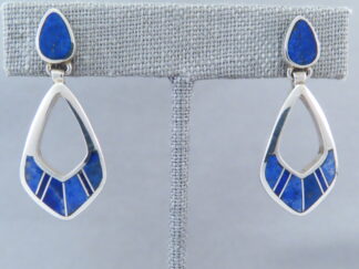 Lapis Inlay Earrings