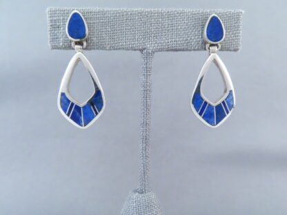 Lapis Inlay Earrings