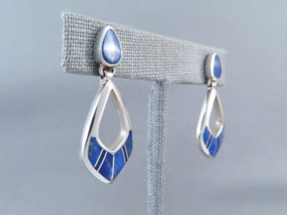 Lapis Inlay Earrings