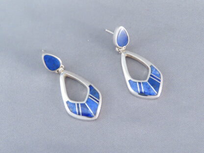 Lapis Inlay Earrings