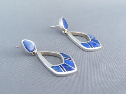 Lapis Inlay Earrings