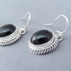 Onyx Sterling Silver Earrings