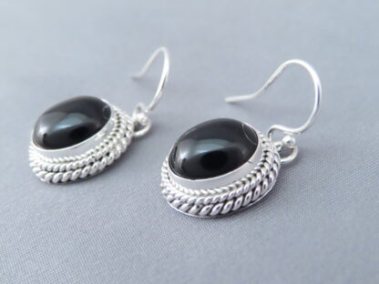 Onyx Sterling Silver Earrings
