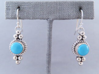 Sleeping Beauty Turquoise Cabachon Earrings