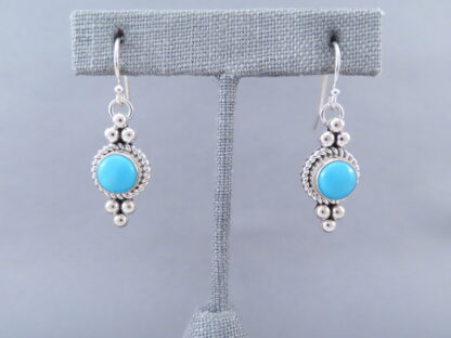 Sleeping Beauty Turquoise Cabachon Earrings