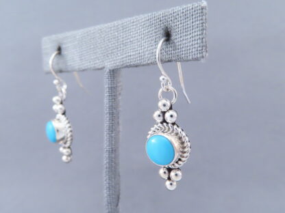 Sleeping Beauty Turquoise Cabachon Earrings