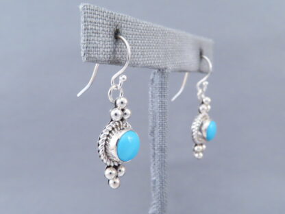 Sleeping Beauty Turquoise Cabachon Earrings