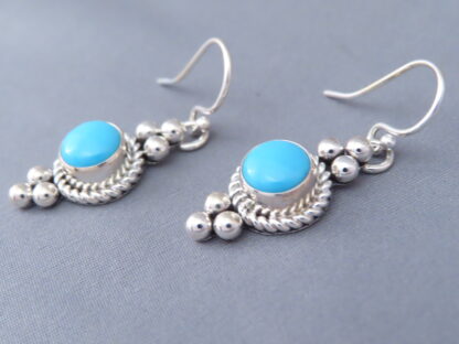 Sleeping Beauty Turquoise Cabachon Earrings