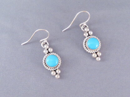 Sleeping Beauty Turquoise Cabachon Earrings