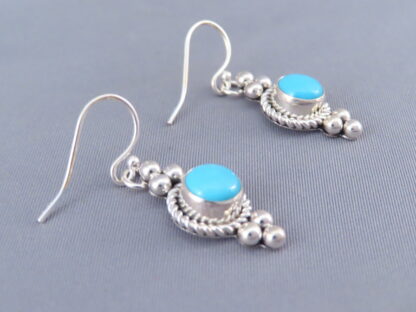 Sleeping Beauty Turquoise Cabachon Earrings