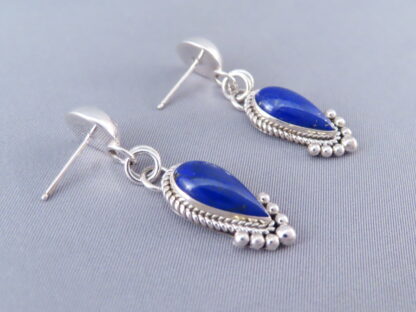 Lapis & Sterling Silver Earrings by Artie Yellowhorse