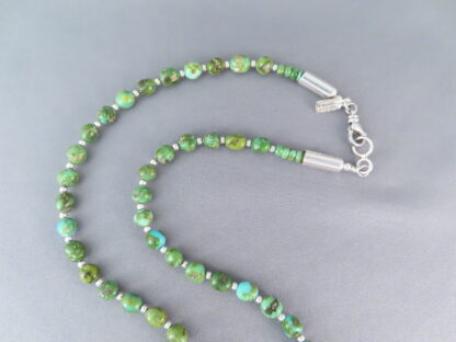 Long Sonoran Turquoise Necklace by Desiree Yellowhorse