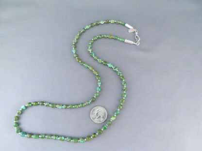 Long Sonoran Turquoise Necklace by Desiree Yellowhorse