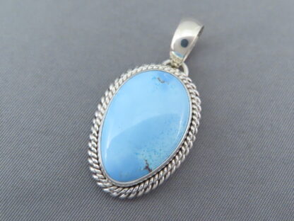 Turquoise Pendant by Artie Yellowhorse (Golden Hills Turquoise)