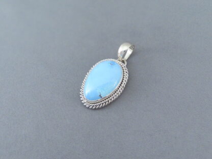 Turquoise Pendant by Artie Yellowhorse (Golden Hills Turquoise)