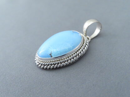 Turquoise Pendant by Artie Yellowhorse (Golden Hills Turquoise)