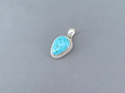 Smaller Turquoise Pendant by Artie Yellowhorse (Kingman)