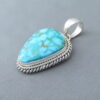 Kingman Turquoise & Sterling Silver Pendant (smaller)